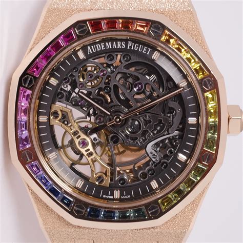 rose gold diamond audemars piguet|audemars piguet frosted rose gold.